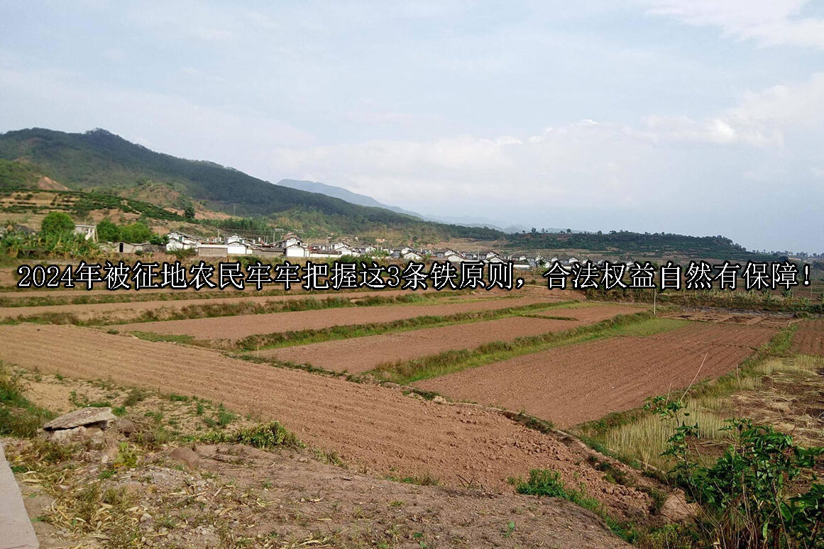 1717557094-2024年被征地农民牢牢把握这3条铁原则,合法权益自然有保障!