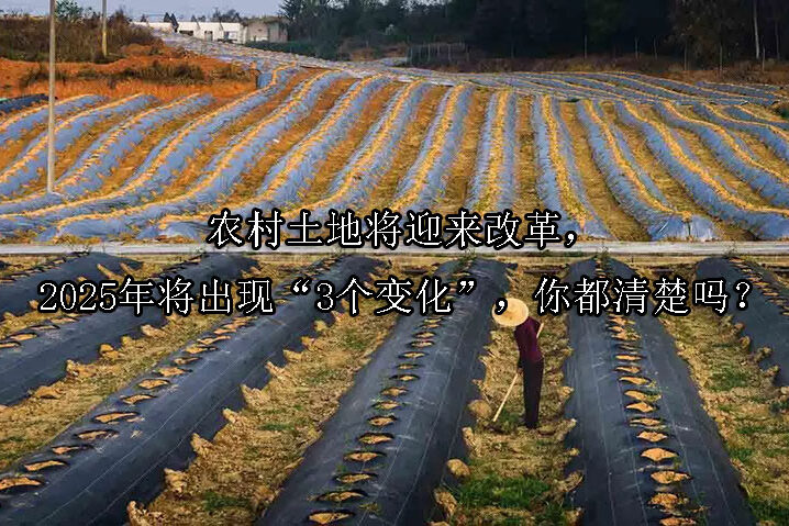1726112789-农村土地将迎来改革,2025年将出现“3个变化”,你都清楚吗?