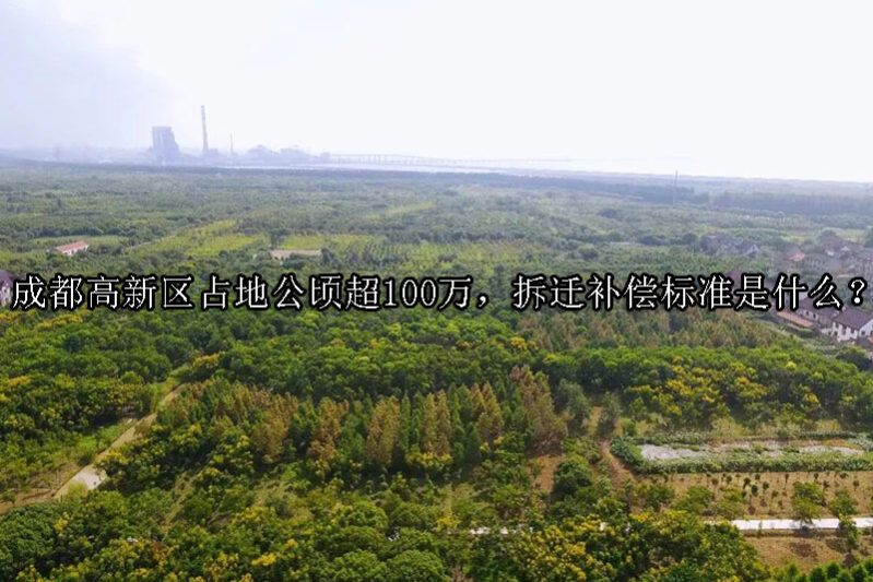 1729827178-成都高新区公顷超100万?土地新整顿进村,征收补偿,土地统种时代
