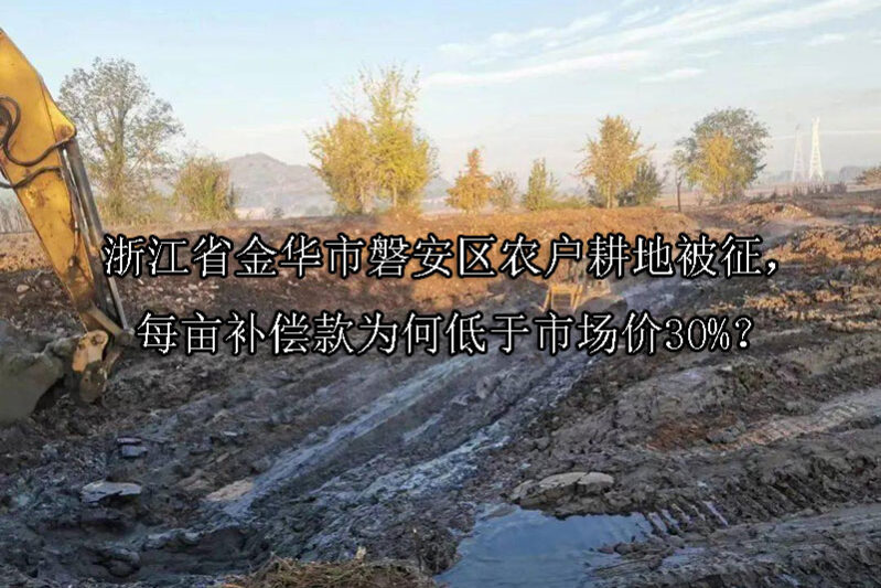 1747880960-浙江省金华市磐安区农户耕地被征,每亩补偿款为何低于市场价30%?